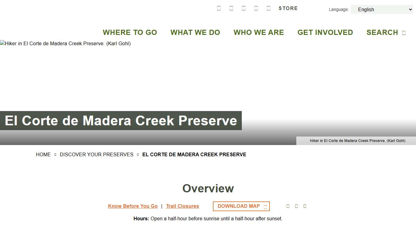 El Corte de Madera Creek Preserve Midpeninsula Regional Open Space District