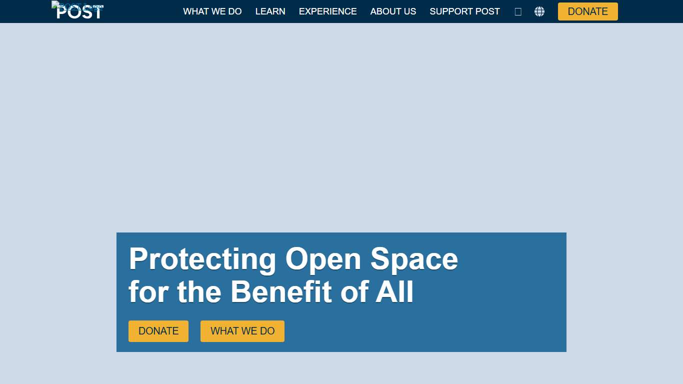 POST protects open space on the Peninsula and in the South Bay for the benefit of all.