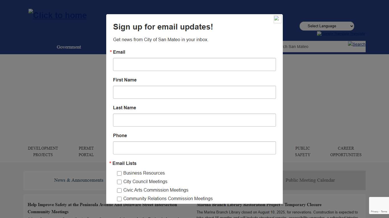 San Mateo, CA - Official Website Official Website
